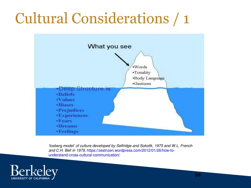 cultural considerations 1