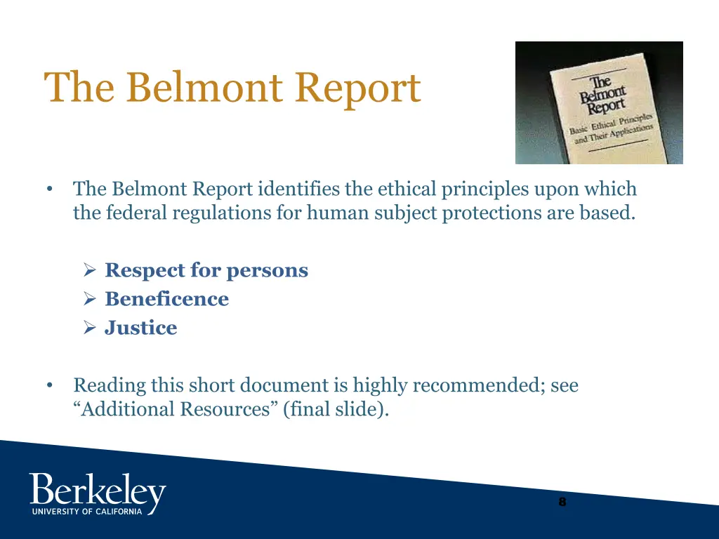 the belmont report