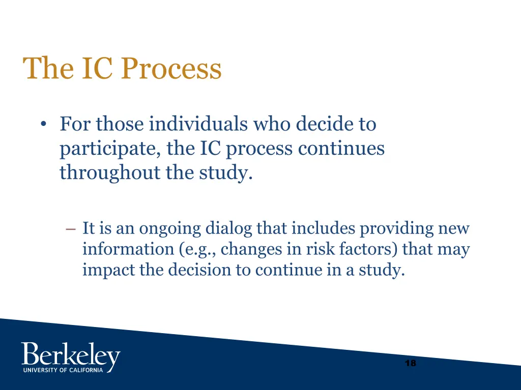 the ic process