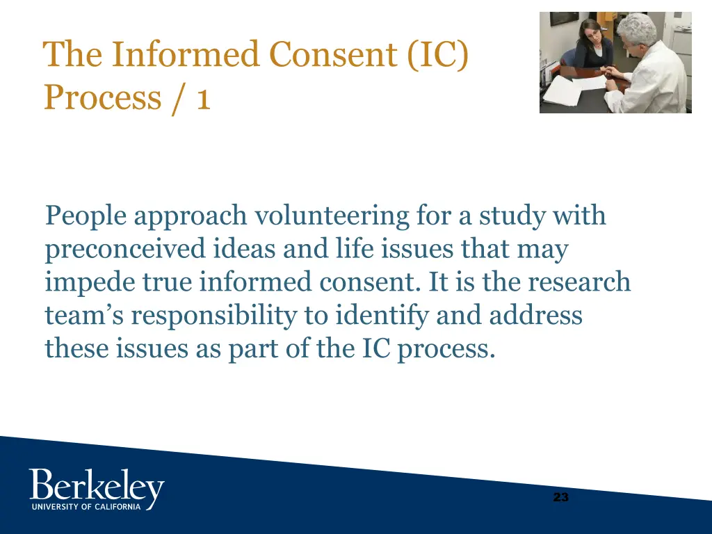 the informed consent ic process 1