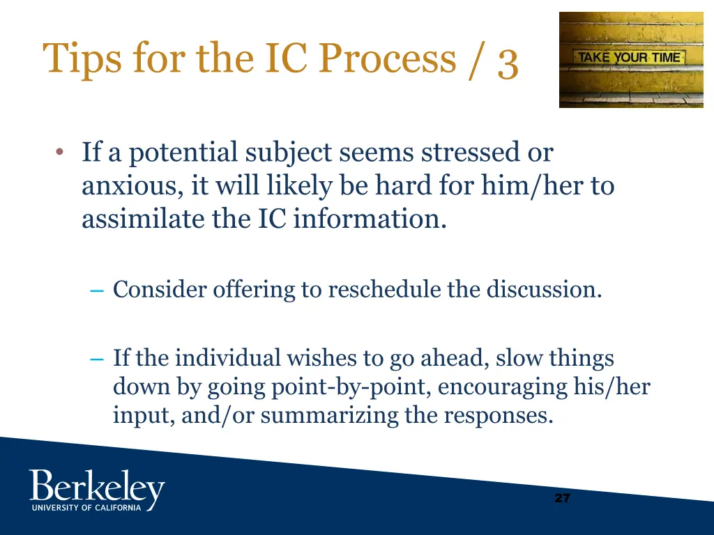 tips for the ic process 3