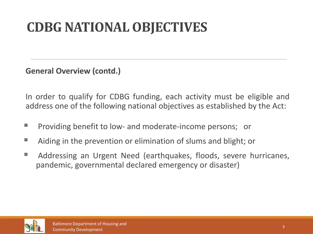 cdbg national objectives