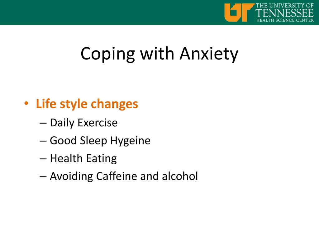 coping with anxiety