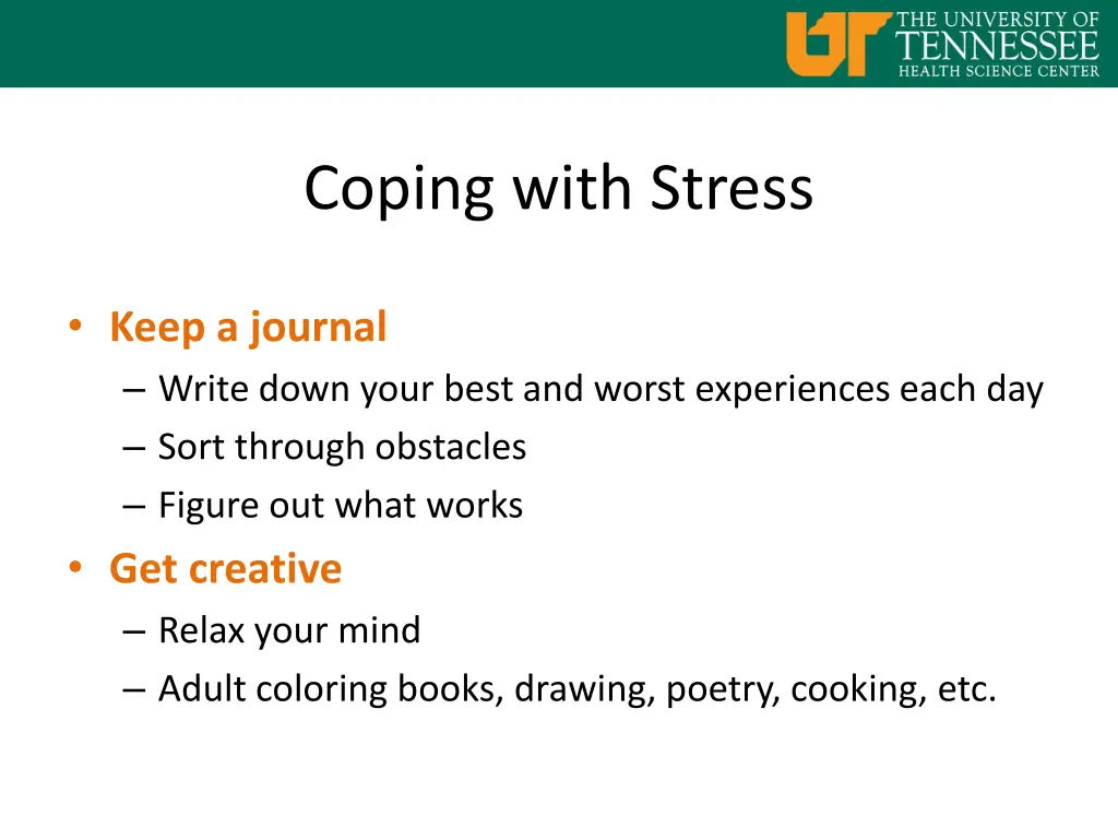 coping with stress 1