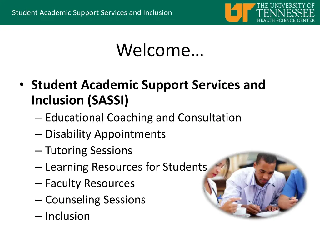 student academic support services and inclusion