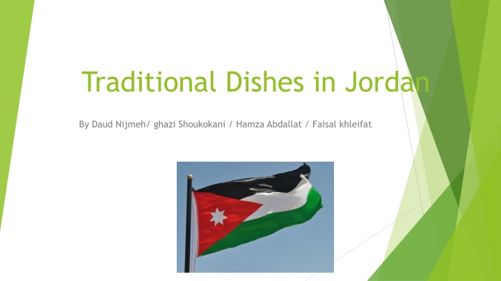 traditional dishes in jordan