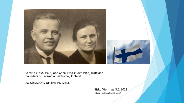 sanfrid 1895 1976 and anna liisa 1909 1988