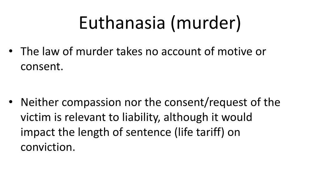 euthanasia murder