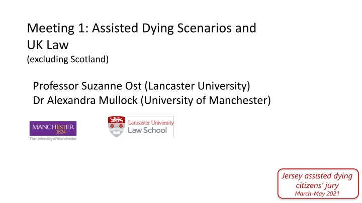 meeting 1 assisted dying scenarios