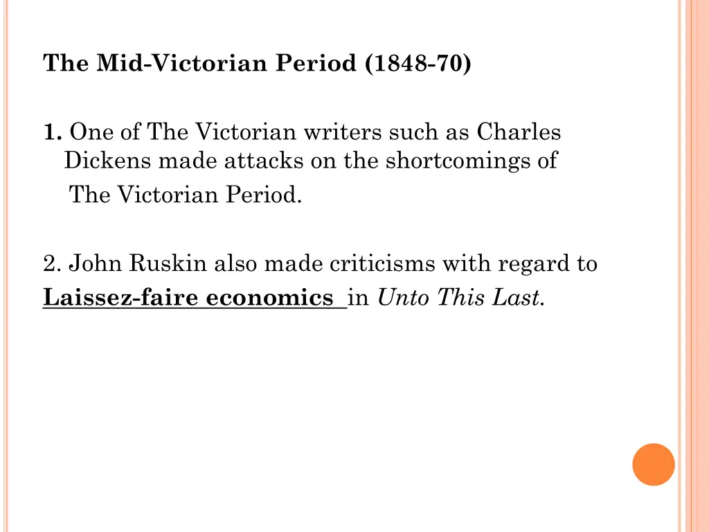 the mid victorian period 1848 70