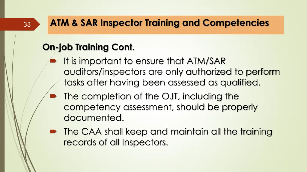 atm sar inspector training and competencies 13