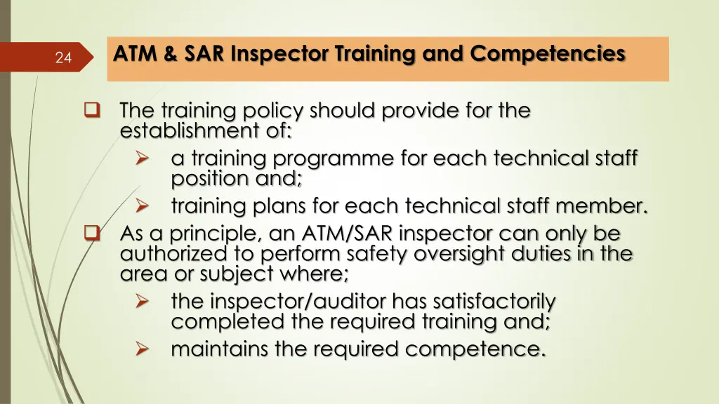 atm sar inspector training and competencies 5