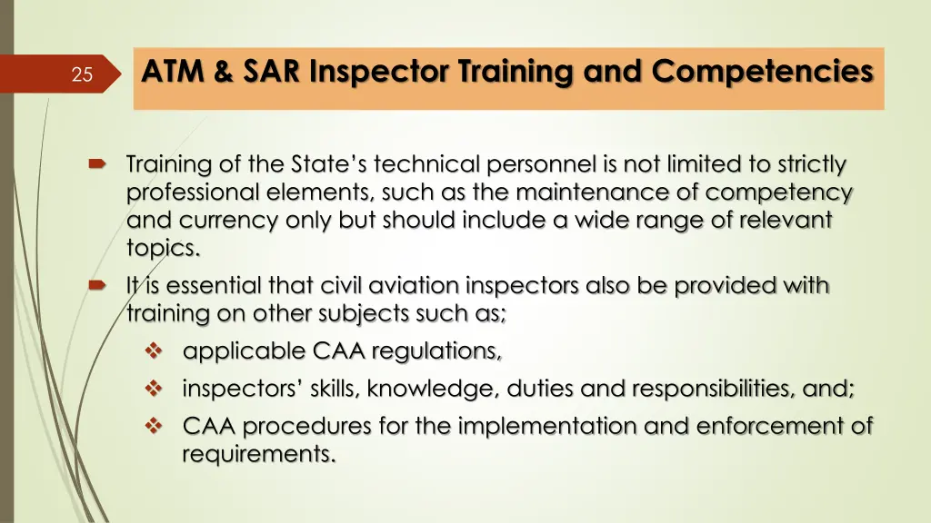 atm sar inspector training and competencies 6