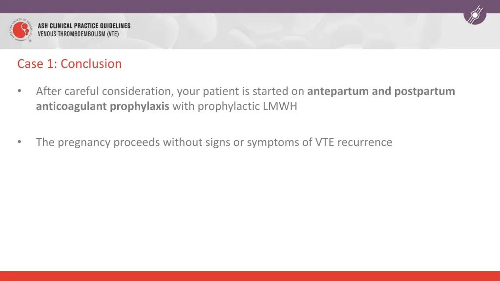 case 1 conclusion