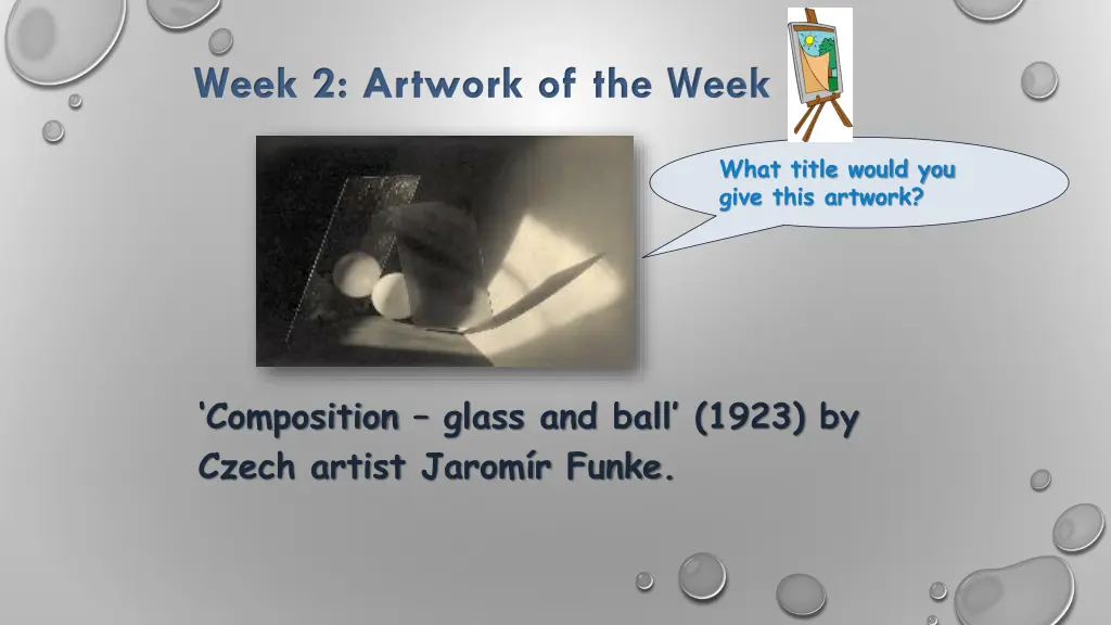 week 2 artwork of the week