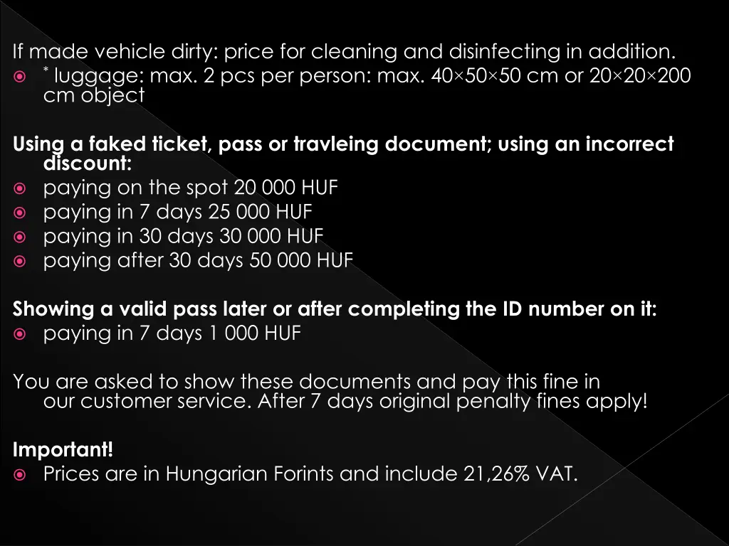 if made vehicle dirty price for cleaning