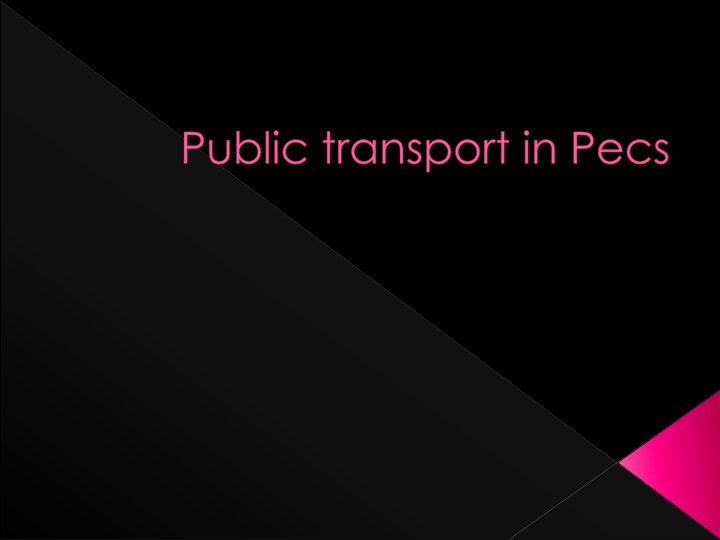 public transport in pecs