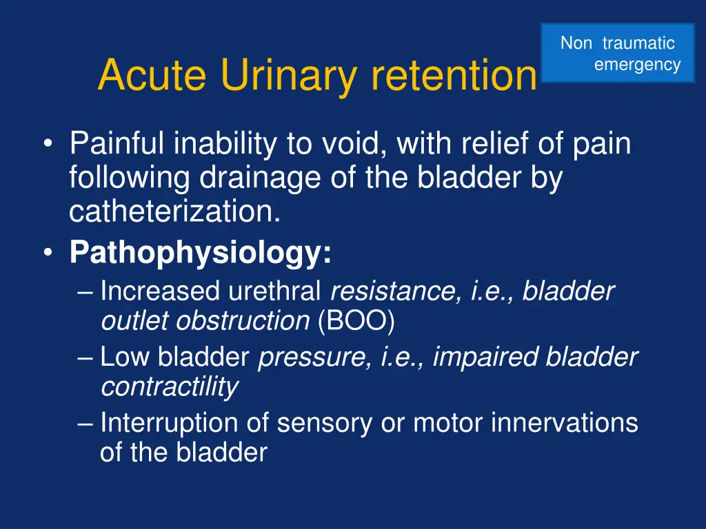 non traumatic emergency 6