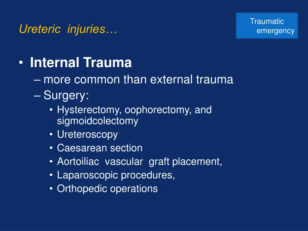 traumatic emergency 8