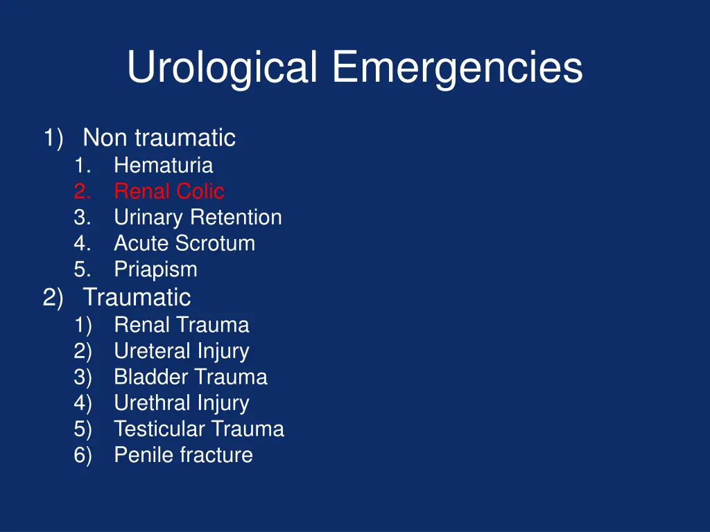 urological emergencies 3