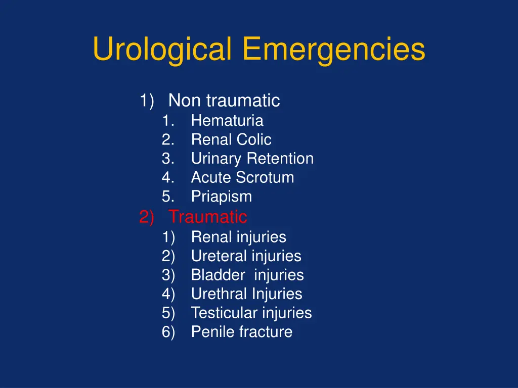 urological emergencies 7