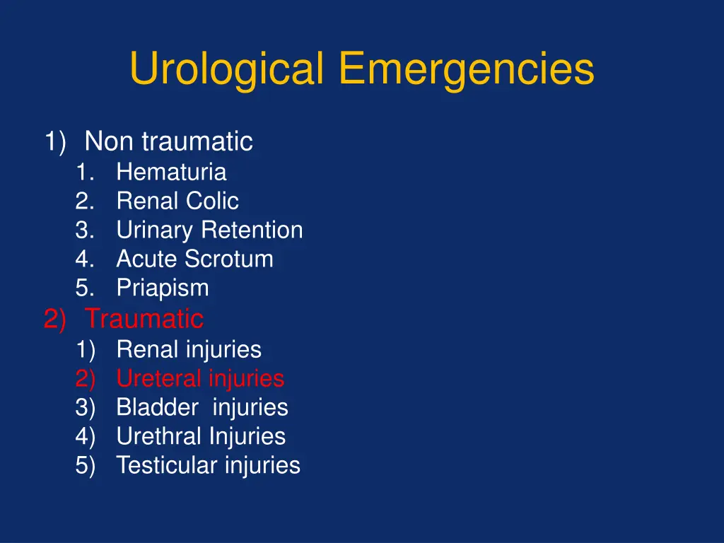 urological emergencies 8