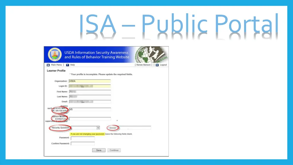 isa public portal