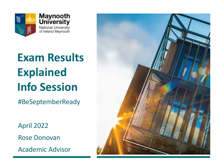 exam results explained info session