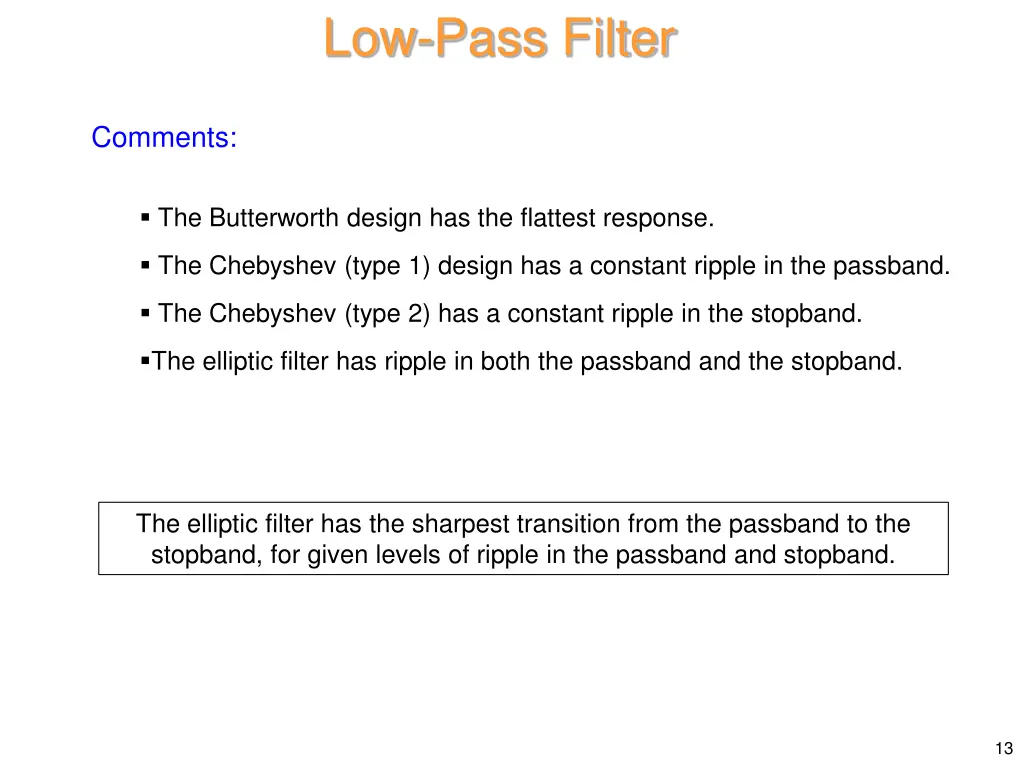 low pass filter 4