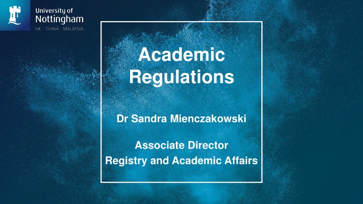 academic regulations