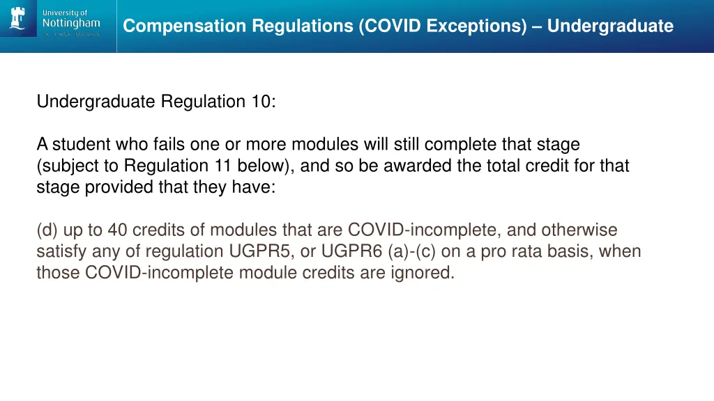 compensation regulations covid exceptions