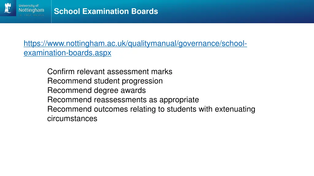 school examination boards