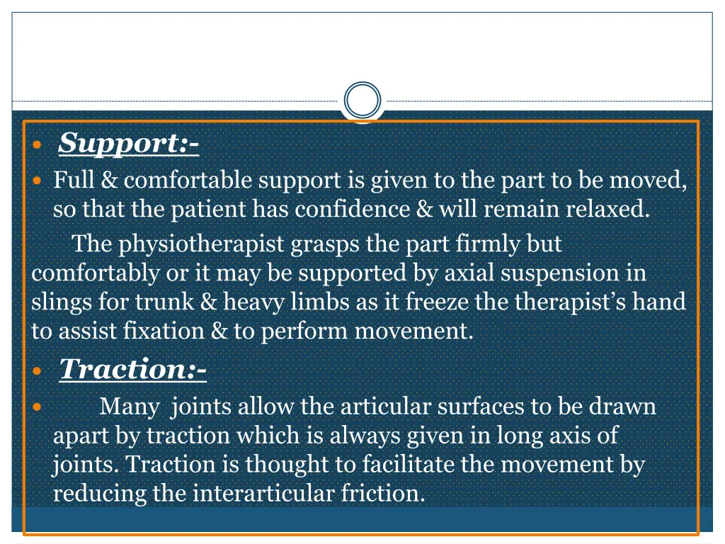 support full comfortable support is given