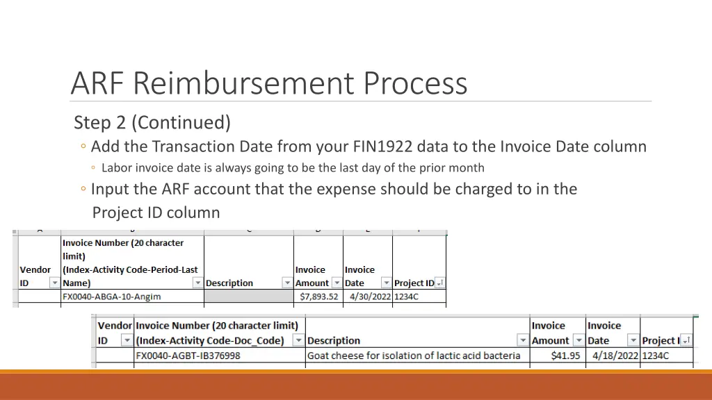 arf reimbursement process step 2 continued 1