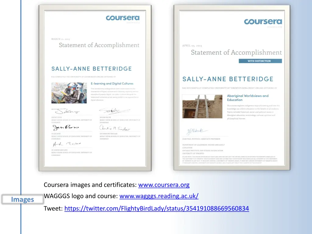 coursera images and certificates www coursera org