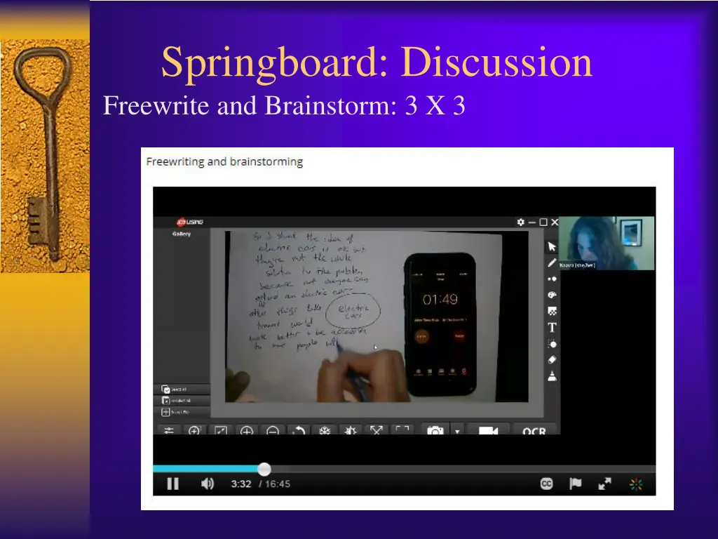 springboard discussion freewrite and brainstorm