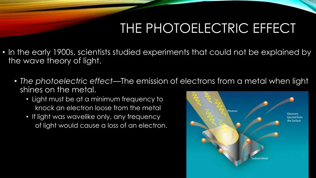 the photoelectric effect