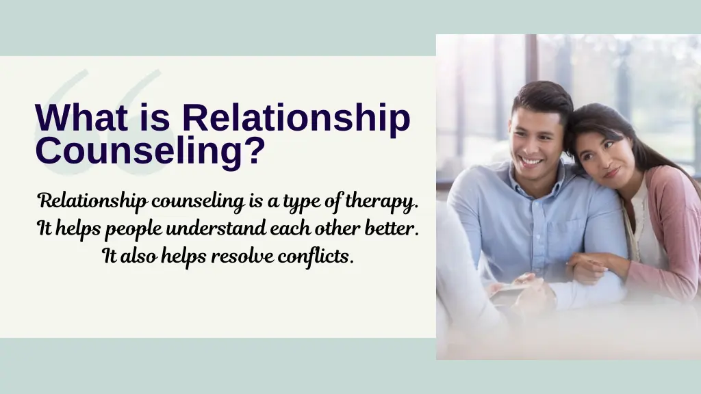 what is relationship counseling