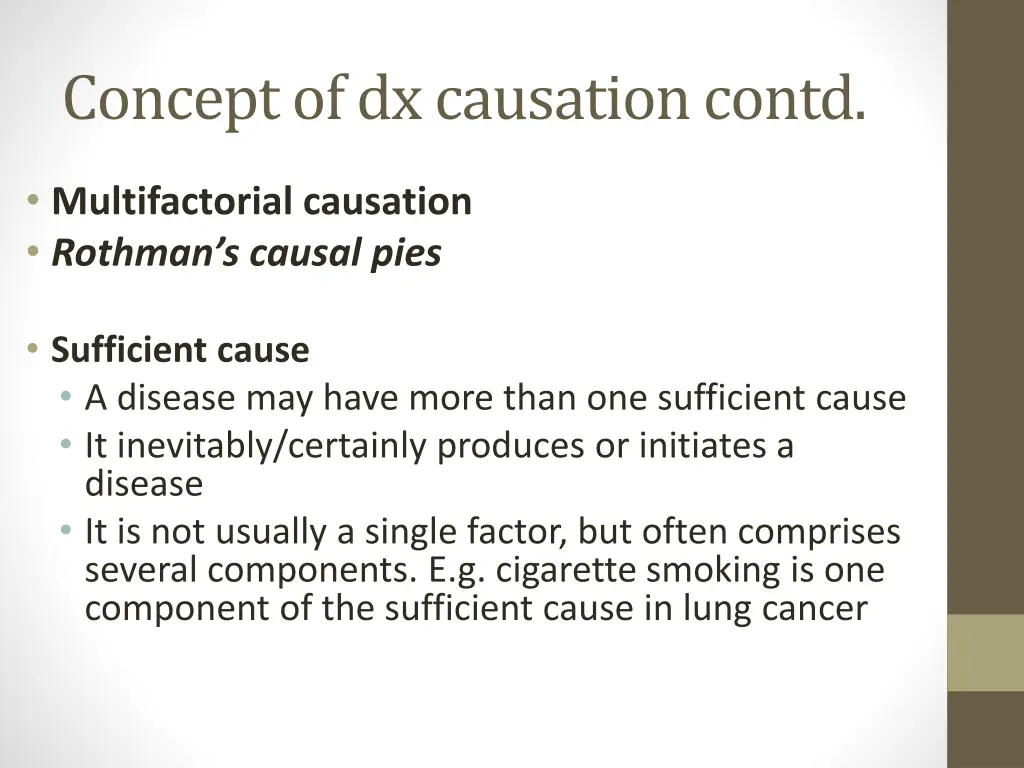 concept of dx causation contd 13