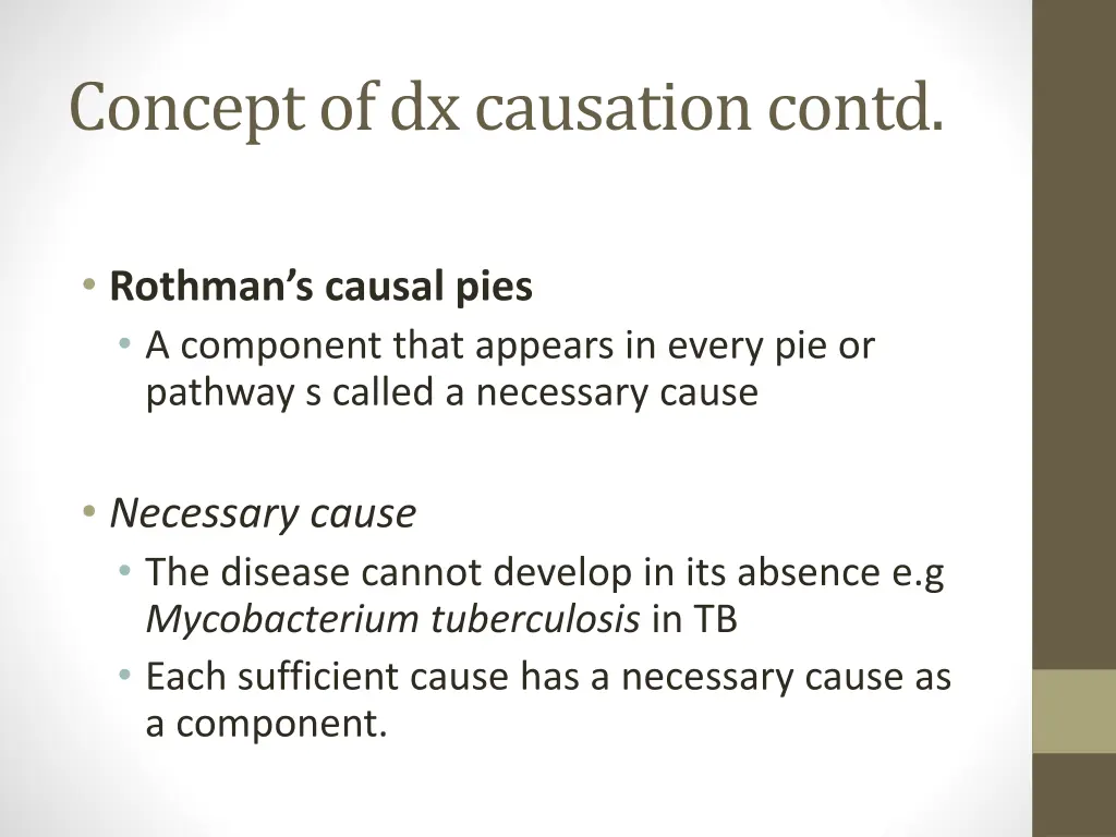 concept of dx causation contd 15