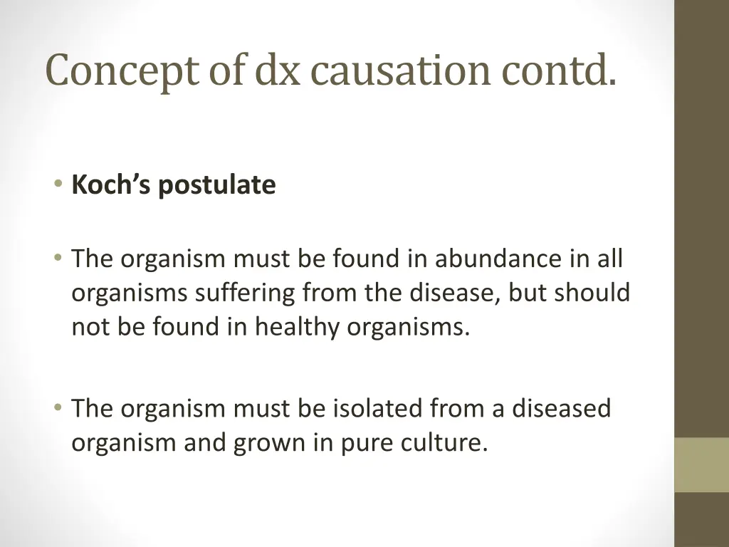 concept of dx causation contd 17