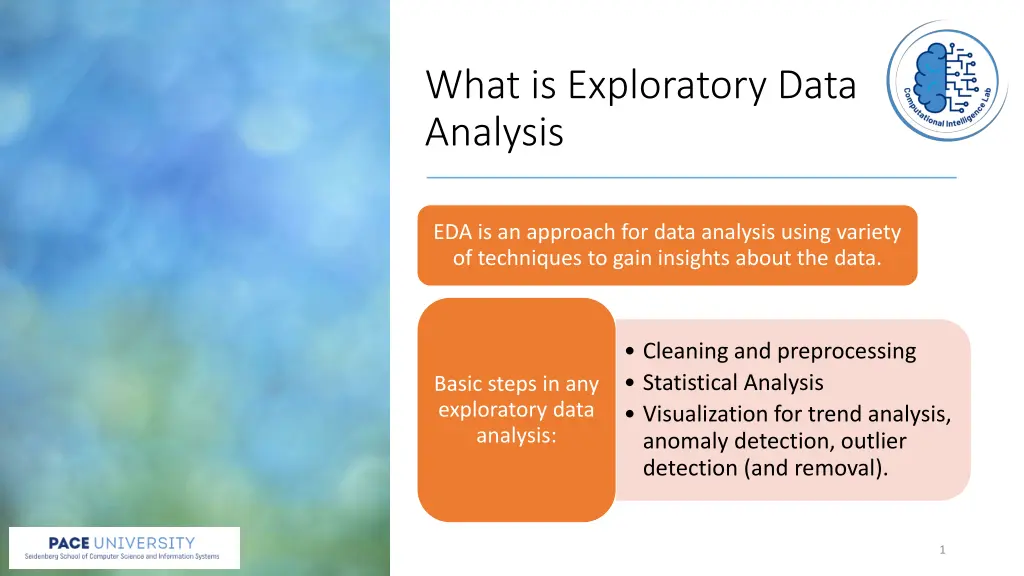 what is exploratory data analysis