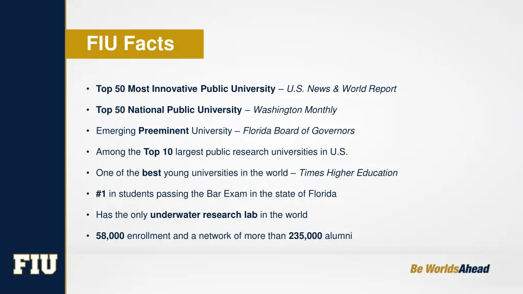 fiu facts