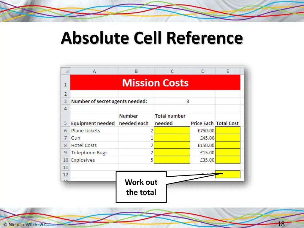 absolute cell reference 2