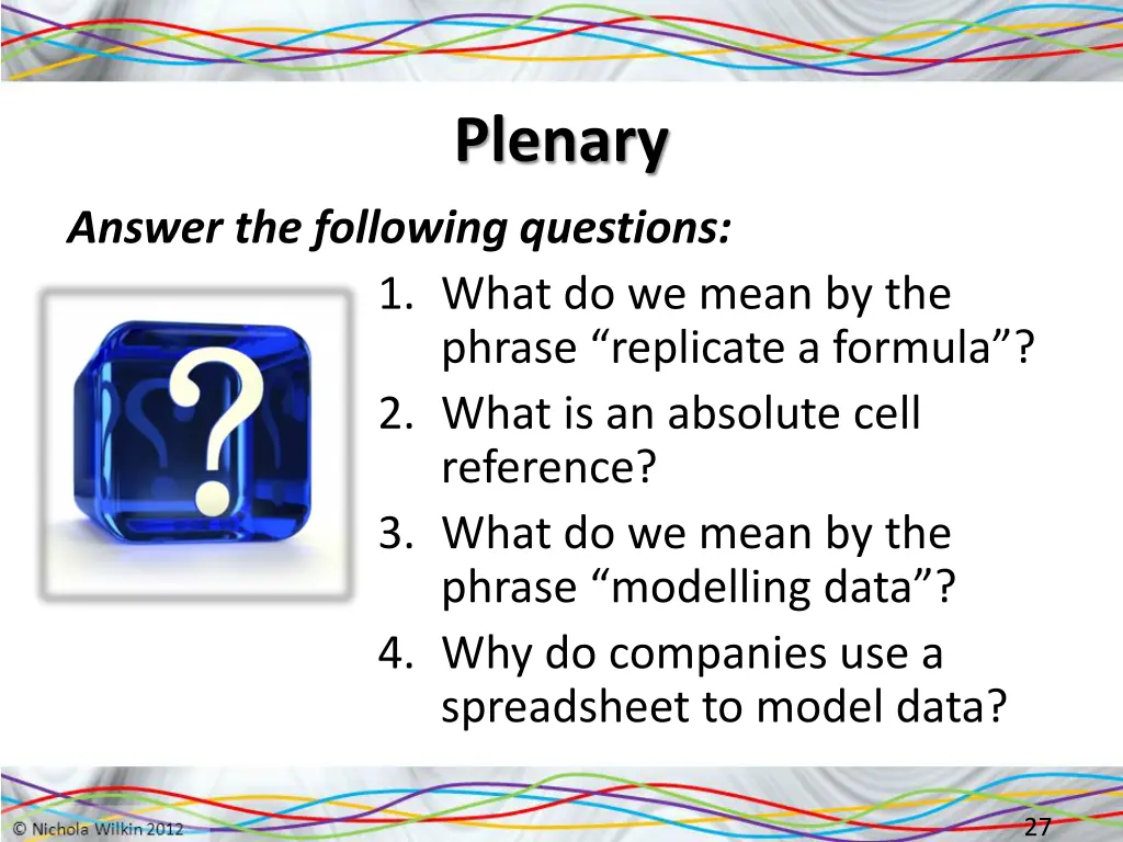 plenary