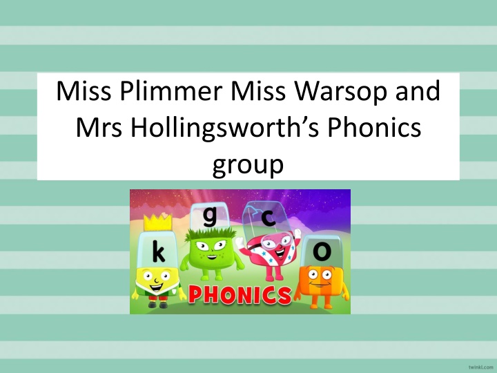 miss plimmer miss warsop and mrs hollingsworth