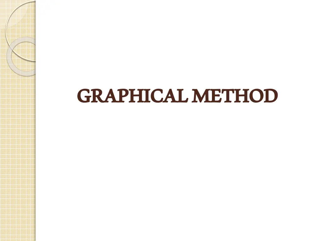 graphical method