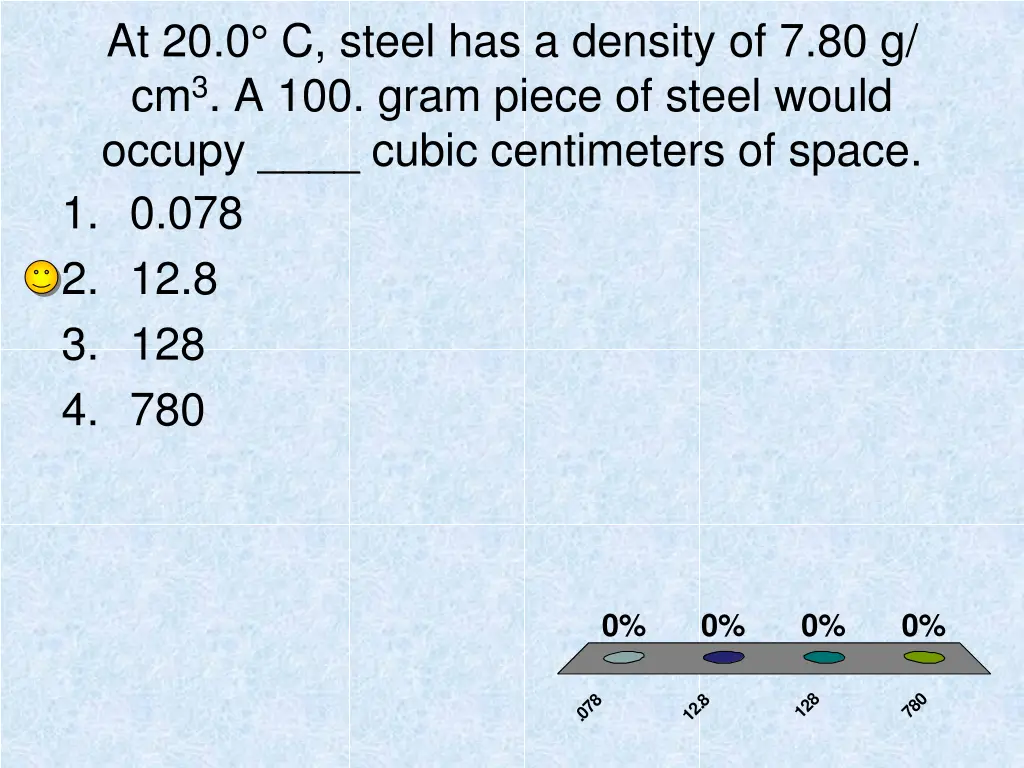 at 20 0 c steel has a density