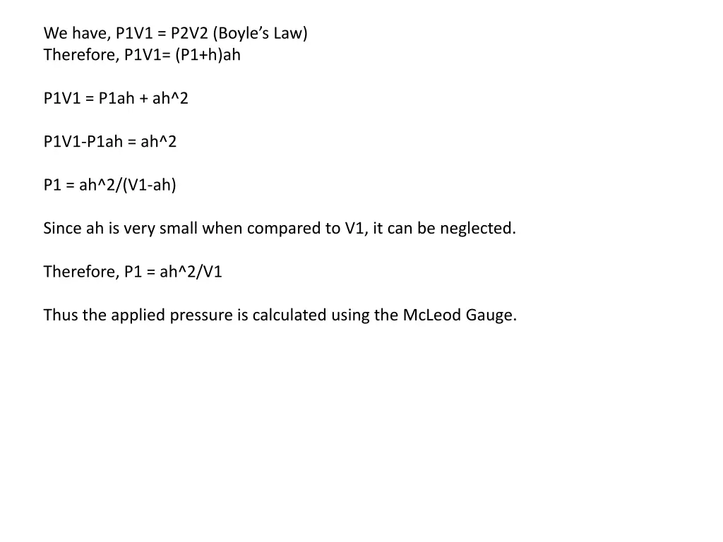 we have p1v1 p2v2 boyle s law therefore p1v1