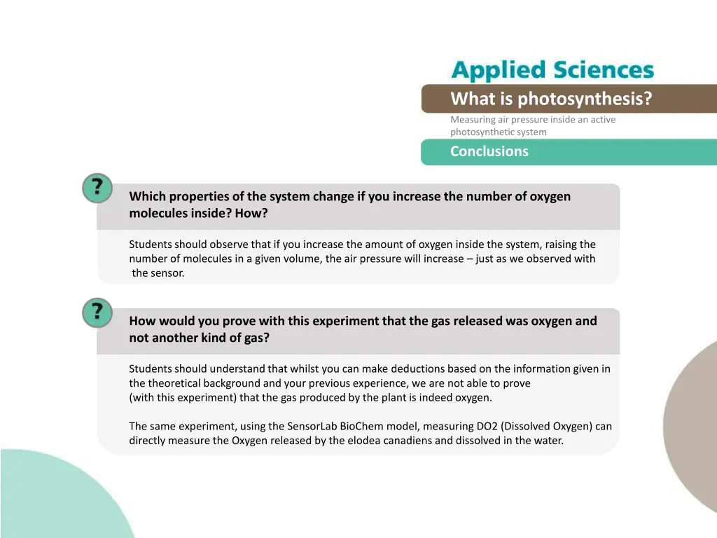 what is photosynthesis measuring air pressure 21